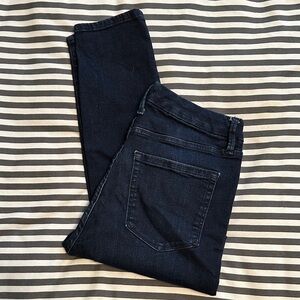 Good American Women's Skinny Jeans - Dark Blue - size 12/31